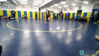 105 lbs Quarterfinal - Abrianna Kreger, Blackwell Wrestling Club vs Colten Morris, Mustang Bronco Wrestling Club