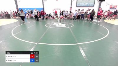 39 kg Rr Rnd 2 - Alysa Patel, NJ Select vs Kadence Fogg, Lebanon Die Hard Wrestling