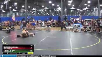 138 lbs Round 3 (6 Team) - Jackson Carroll, ARES White vs Daniel Kovac, Team Ontario
