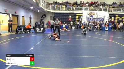 68 lbs Round Of 16 - Matthew Bly, Mat Assassins vs Jonah Leib, Buffalo Valley W.C.