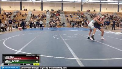 157 lbs Cons. Semi - Lane Fink, University Of Sioux Falls vs Logan Butzon, Augustana