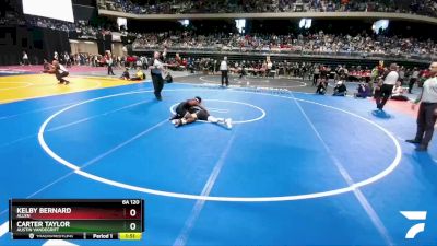 6A 120 lbs Quarterfinal - Kelby Bernard, Allen vs Carter Taylor, Austin Vandegrift