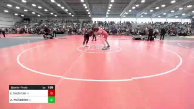 285 lbs Quarterfinal - Clay Bachman, VA vs Andre McFadden, SC