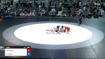 152 lbs Semis - Kyler Knaack, Iowa vs Nicholas Singer, Pennsylvania