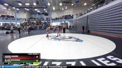 138 lbs Cons. Round 2 - Blake Buckway, Box Elder vs Jaxon Haider, Evanston