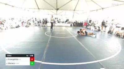 120 lbs Round Of 16 - Jovanni Evangelista, Cal Grapplers vs Jimmy Romero, Team Thunder