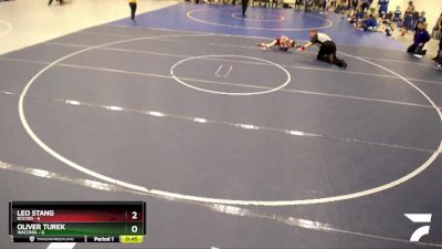 50 lbs Semis & 1st Wrestleback (8 Team) - Leo Stang, Rocori vs Oliver Turek, Waconia