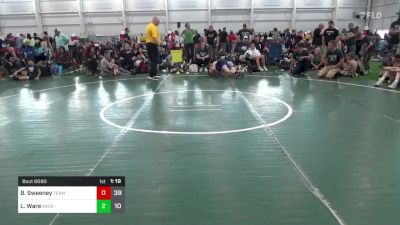 100 lbs Pools - Bryson Sweeney, Team Gotcha vs Logan Ware, Backbone Wrestling Club