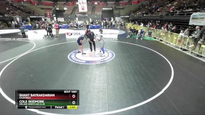 160 lbs Semifinal - Shant Bayrakdarian, California vs Cole Skidmore, Orland Wrestling Club