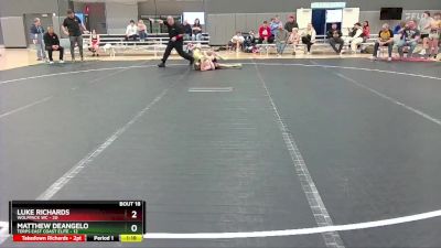 100 lbs Round 4 (10 Team) - Matthew DeAngelo, Terps East Coast Elite vs Luke Richards, Wolfpack WC