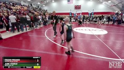 71-77 lbs Round 4 - Favian Proano, Platte Valley Jr WC vs Jude Vogele, Bear Cave WC