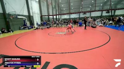 120 lbs Cons. Round 3 - Wyatt Dahling, OR vs Preston Myren, WA