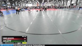 100 lbs Rd# 10- 4:00pm Saturday Final Pool - Henry McDoniel, Nauman Green vs Kara Dover, Minion Green