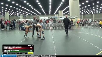 125 lbs Round 3 (4 Team) - Orlando Hernandez, Emory & Henry vs Griffen Gonzalez, Queens