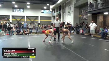 136 lbs Semis (4 Team) - Aja Watson, Missouri Black vs Sydnie Brown, Nebraska Vipers Gold