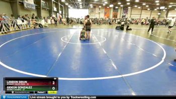 120 lbs Rd# 7- 10:45am Saturday Final Pool - Gideon Gonzalez, Double Champs vs Landon Sidun, Dynasty Death Row