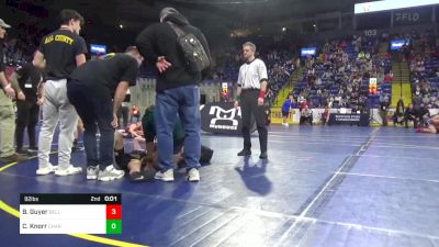 97 lbs Round Of 16 - Shay Krysinski, Steel Valley vs Bryce Bereksazi, Seneca Valley