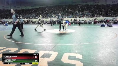 6A-132 lbs Quarterfinal - Jayden Pait, Sand Springs vs Cael Hughes, Stillwater