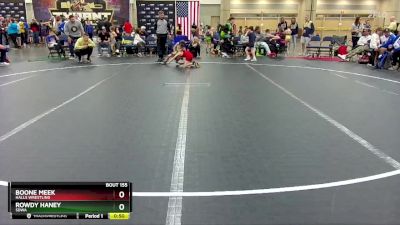 56 lbs Cons. Round 3 - Boone Meek, Halls Wrestling vs Rowdy Haney, SDWA