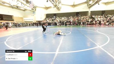 67-J lbs Round Of 16 - Isaiah Latham, South Side Wrestling Club vs Ryland Del Prete, Olympic