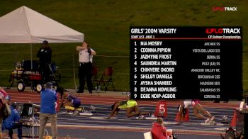 High School Girls' 200m Varsity, Final