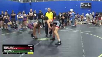 135 lbs Round 4 (6 Team) - Brody Kelly, American Gladiators vs Aiden Kirk, Team Iowa Blue