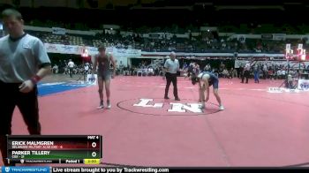 157 lbs Semis (4 Team) - Parker Tillery, Cox vs Erick Malmgren, Delaware Military Acad (DE)