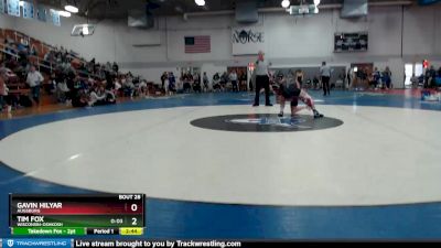 133 lbs Cons. Round 2 - Tim Fox, Wisconsin-Oshkosh vs Gavin Hilyar, Augsburg