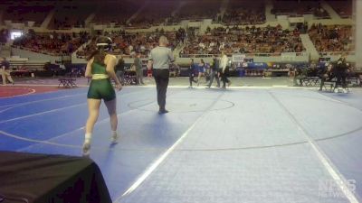 100 lbs Cons. Semi - Arianna Sarrett, Morenci vs Divina Diaz Rios, Yuma