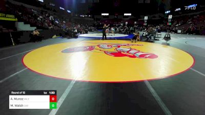 182 lbs Round Of 16 - Alex Munoz, Valencia (SS) vs Mason Walsh, Carlsbad (SD)