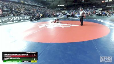 3A 215 lbs Quarterfinal - Braeden Harvey, Mead vs Magnus Schwabenbauer, Snohomish