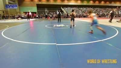 84 lbs Consi Of 8 #2 - Teagan Luna, Mat Sense vs Max Burd, Weatherford Youth Wrestling