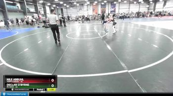 110 lbs Rd# 5- 3:45pm Friday Final Pool - Declan O`Byrne, PA Gold vs Nile Abbuhl, Terps Xtreme
