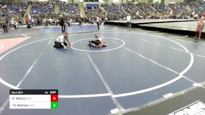 61 lbs Round Of 16 - Cole Bosco, Sedgwick County vs David Salinas, Montrose Elite