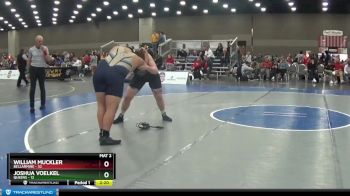 285 lbs Semis & 1st Wrestleback (8 Team) - Joshua Voelkel, Queens vs William Muckler, Bellarmine