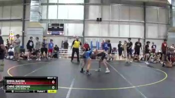 100 lbs Round 4 (6 Team) - Emma Bacon, Team Gotcha Blue vs Chris Grossman, Untouchables White