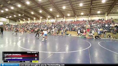 182 lbs Cons. Round 3 - Cutler Crandall, NV vs Mason Kartchner, UT