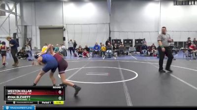 88 lbs Round 1 (6 Team) - Weston Killar, Grit Mat Club Blue vs Ryan Blewett, Team Germantown