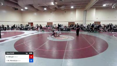 55 kg Cons 16 #2 - Hunter Berger, Golden Back MRTC vs Moses Mendoza, Gilroy High School Wrestling