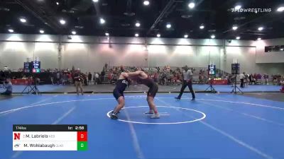 174 lbs Prelims - Michael Labriola, Nebraska vs Max Wohlabaugh, Clarion