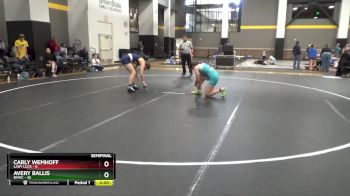 142 lbs Semis (4 Team) - Carly Wemhoff, Lady Luck vs Avery Ballis, BVWC