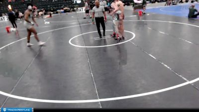 285 lbs Finals (2 Team) - Mason Watt, Chadron State vs De`Leon Freeman, Newman