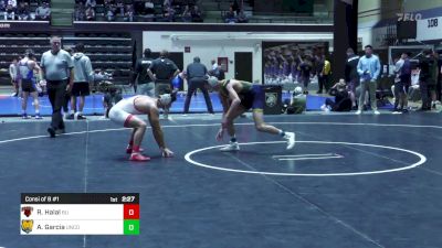 141 lbs Consi Of 8 #1 - Riley Halal, Brown University vs Armando Garcia, Northern Colorado