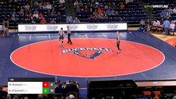 149 lbs Dual - Matthew Kolonia, Bucknell vs Austin O'Connor, North Carolina