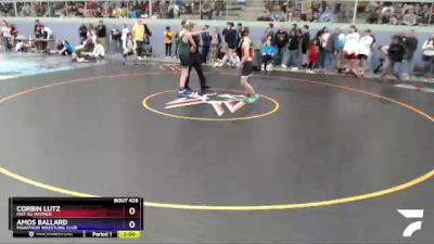 130 lbs Round 2 - Amos Ballard, Marathon Wrestling Club vs Corbin Lutz, Mat-Su Matmen