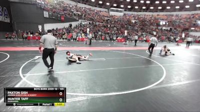 105 lbs Quarterfinal - Hunter Taff, Kaukauna vs Paxton Gish, Askren Wrestling Academy