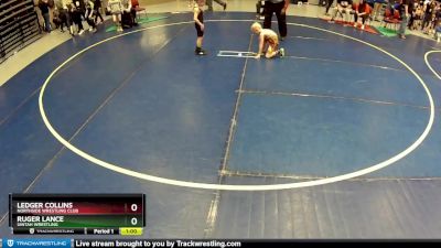 51 lbs 5th Place Match - Ledger Collins, Northside Wrestling Club vs Ruger Lance, Uintah Wrestling