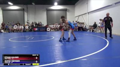 87 lbs Placement Matches (8 Team) - Ethan Hauser, New York vs Roper Niemeier, Missouri