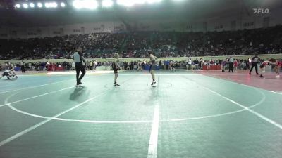 80 lbs Round Of 64 - Maddix Blue, Owasso Junior High vs Willy Kelley Jr., Wilson-Henryetta