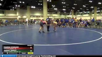 185 lbs Round 1 (10 Team) - Nariah Tinsley, Charlie`s Angels- GA Black vs Makena Schramm, Nebraska Tsunami